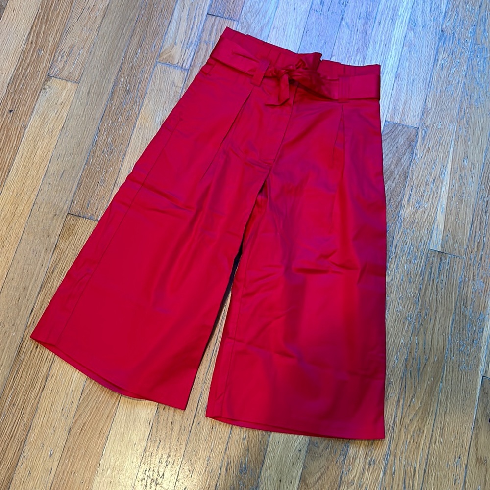 Janie and Jack Red Kids Culottes